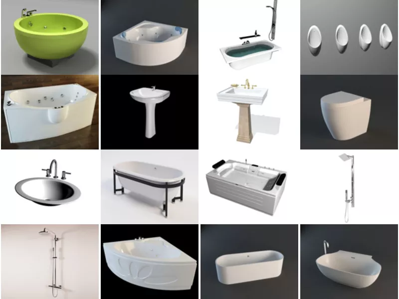Top 20 Plumbing Fixture 3D Models Most Viewed 2022