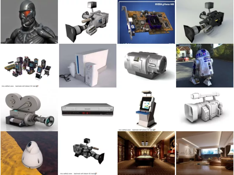 Top 20 Video 3D Models Stuff Most Popular 2022