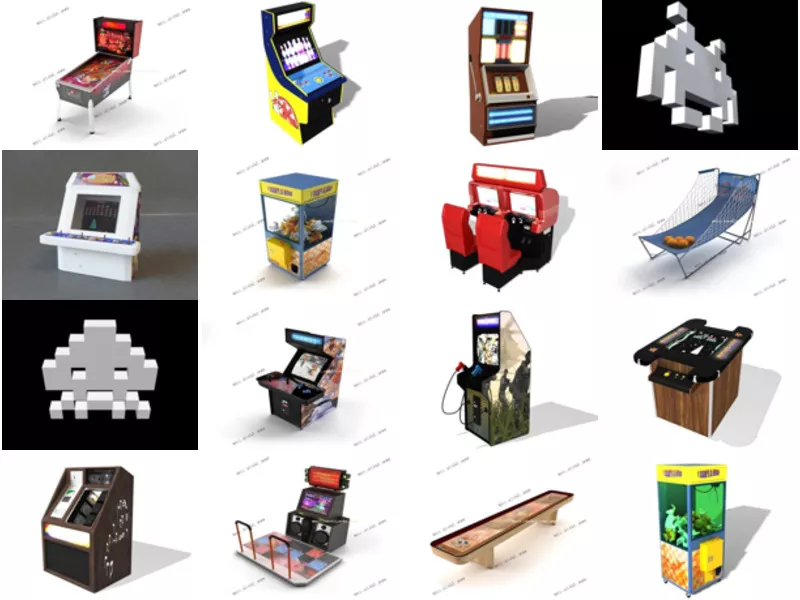 Top 21 3ds Max Arcade 3D Models Newest 2022