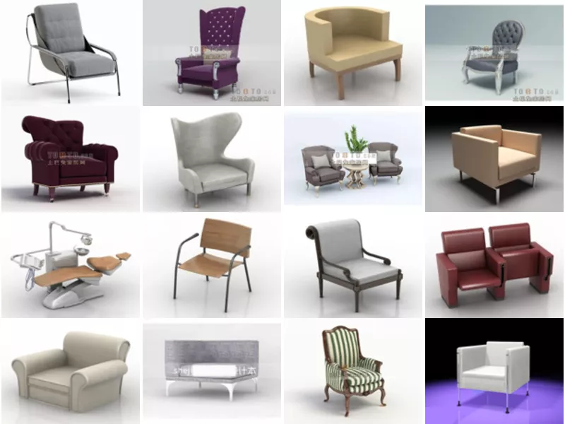 Top 21 3ds Max Armchair 3D Models Stuff Most Recent 2022