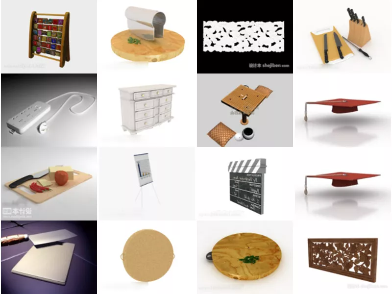 Top 21 3ds Max Board 3D Models Most Recent 2022