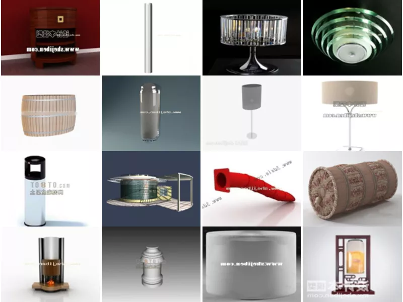 Top 21 3ds Max Cylinder 3D Models Newest 2022