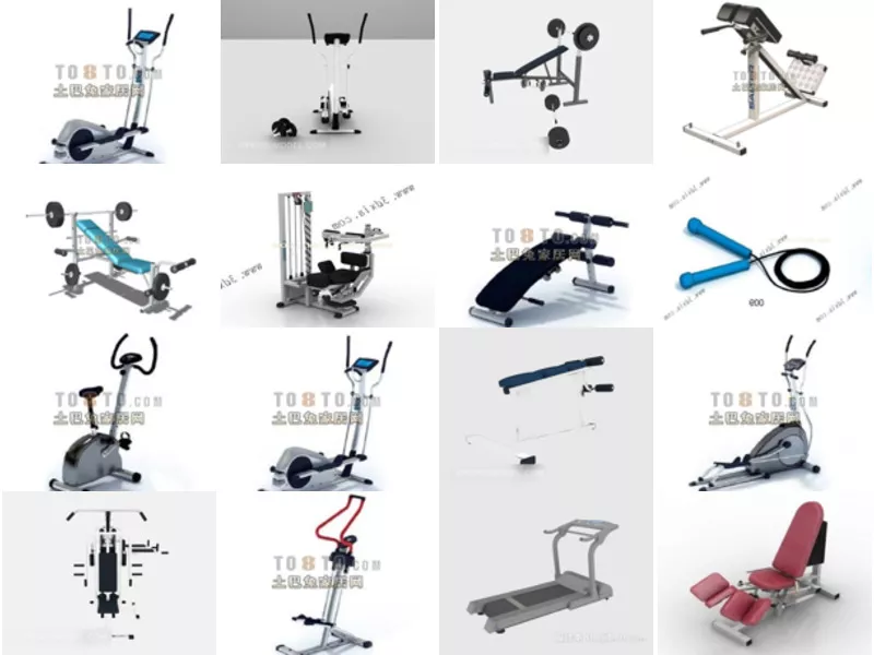 Top 21 3ds Max Fitness 3D Models Latest 2022
