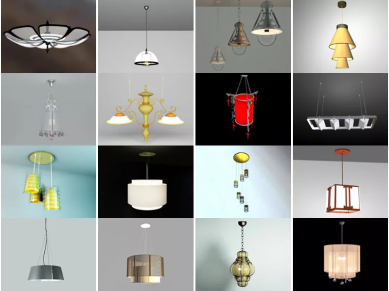 Top 21 3ds Max Pendant 3D Models for Design Most Recent 2022