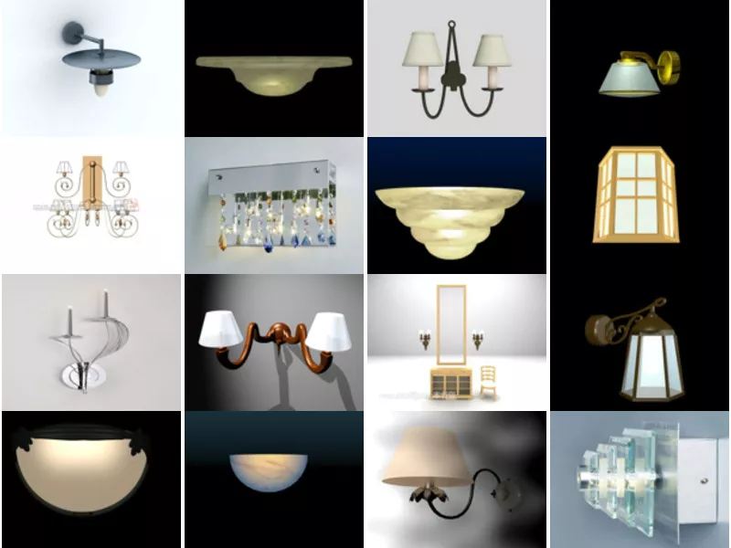 Top 21 3ds Max Sconce 3D Models Most Recent 2022