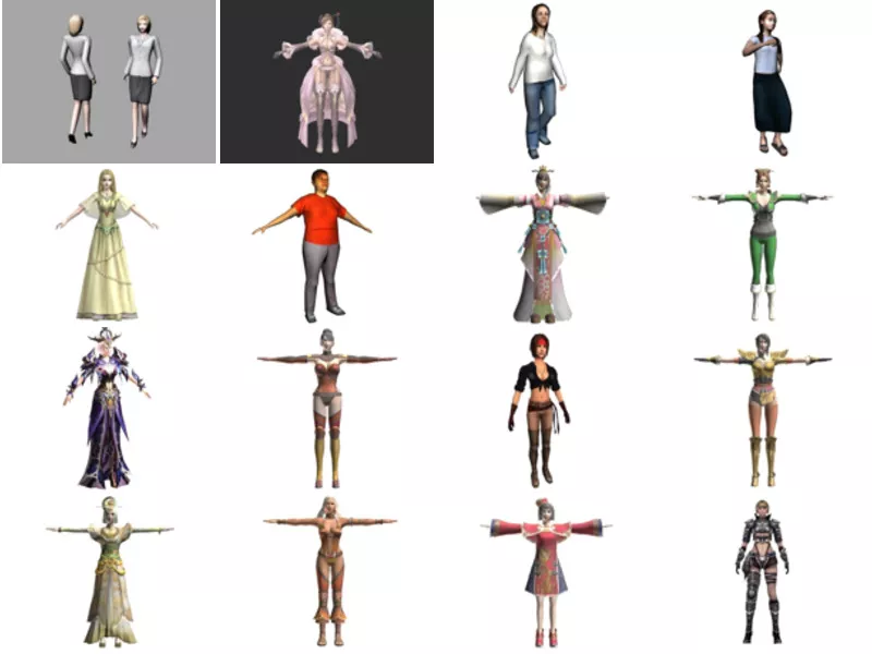 Top 21 3ds Max Women Characters 3D Models Resources Most Recent 2022