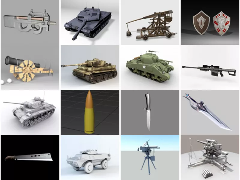 Top 21 Battle 3D Models for Design Most Recent 2022