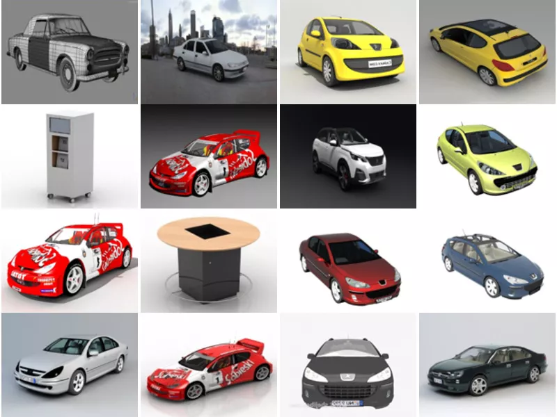 Top 21 Peugeot Car 3D Models for Design Newest 2022