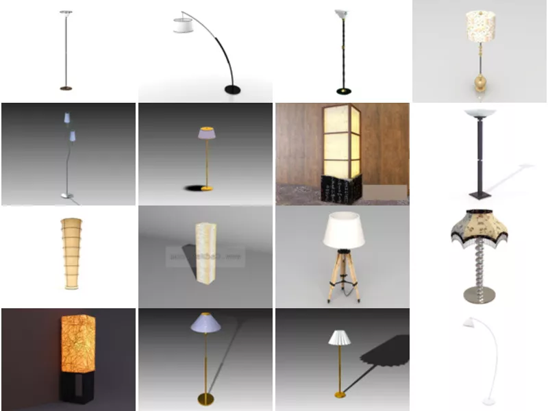 Top 21 Floor Lamp 3D Models Most Viewed 2022