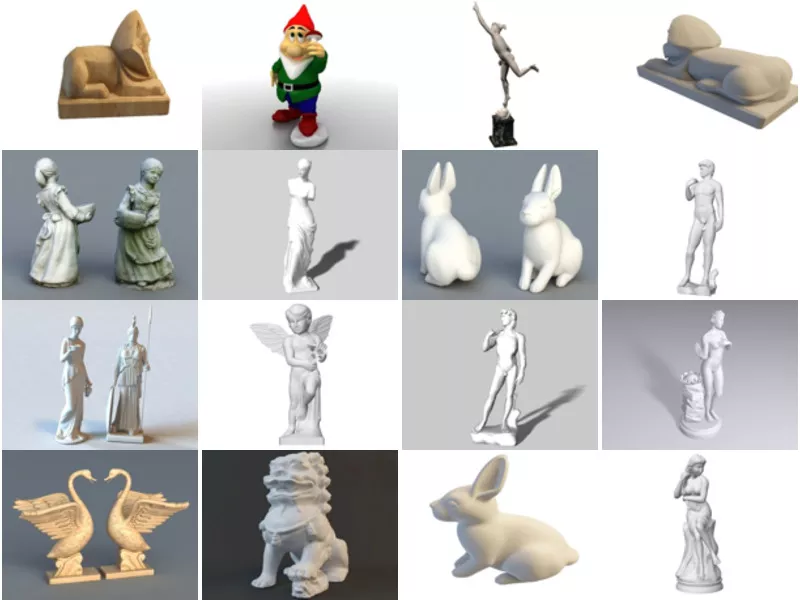 Top 21 Garden Sculpture 3D Models Most Viewed 2022