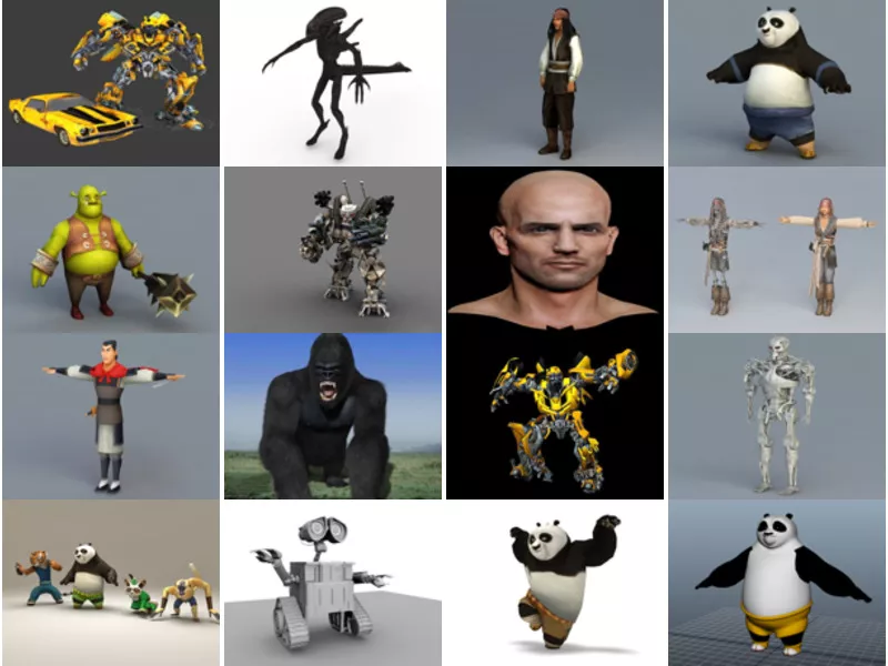 Top 21 Movie 3D Models Most Popular 2022