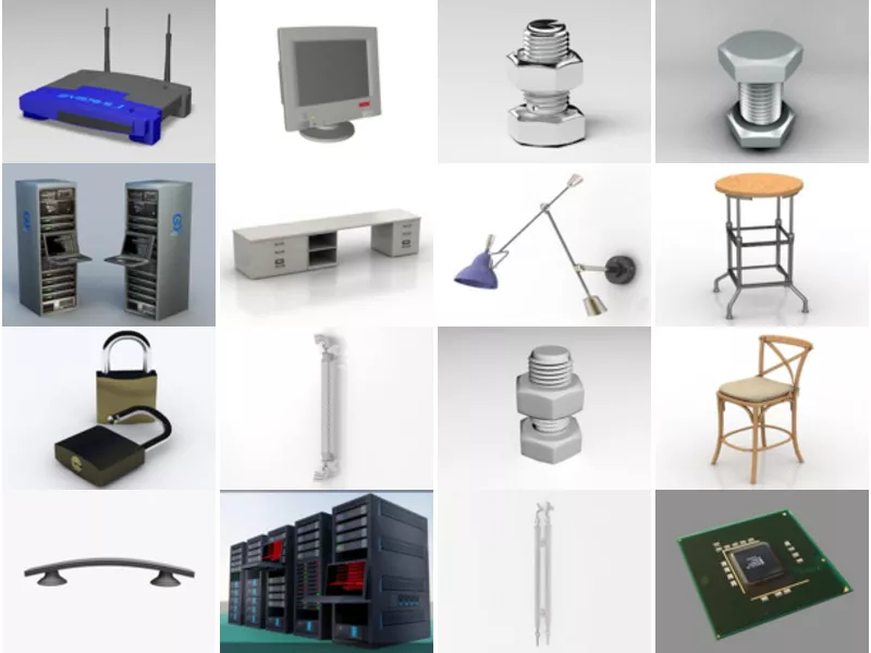 Top 21 Obj Hardware 3D Models Newest 2022