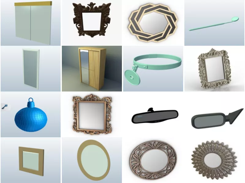 Top 21 Obj Mirror 3D Models Resources Newest 2022
