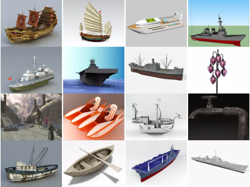 Top 21 Obj Watercraft 3D Models Most Recent 2022