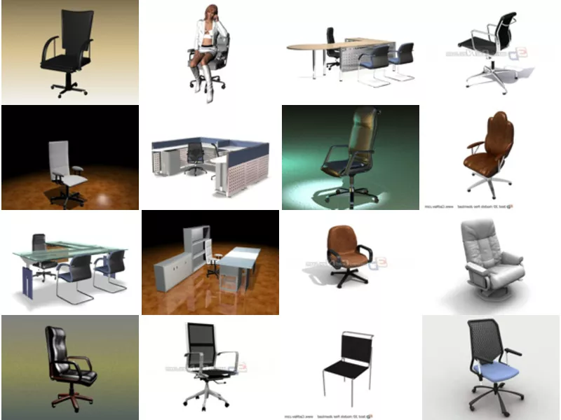 Top 21 Office Chairs 3D Models for Rendering Most Popular 2022