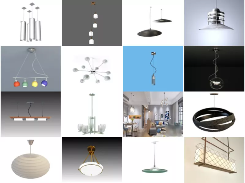Top 21 Pendant Lamp 3D Models for Rendering Most Viewed 2022