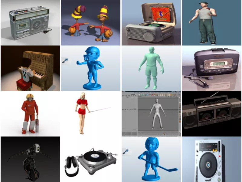 Top 21 Player 3D Models Most Popular 2022