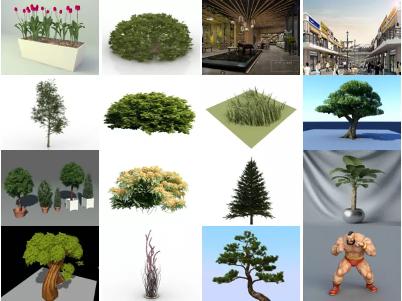 Top 21 Tree 3D Models for Design Most Popular 2022
