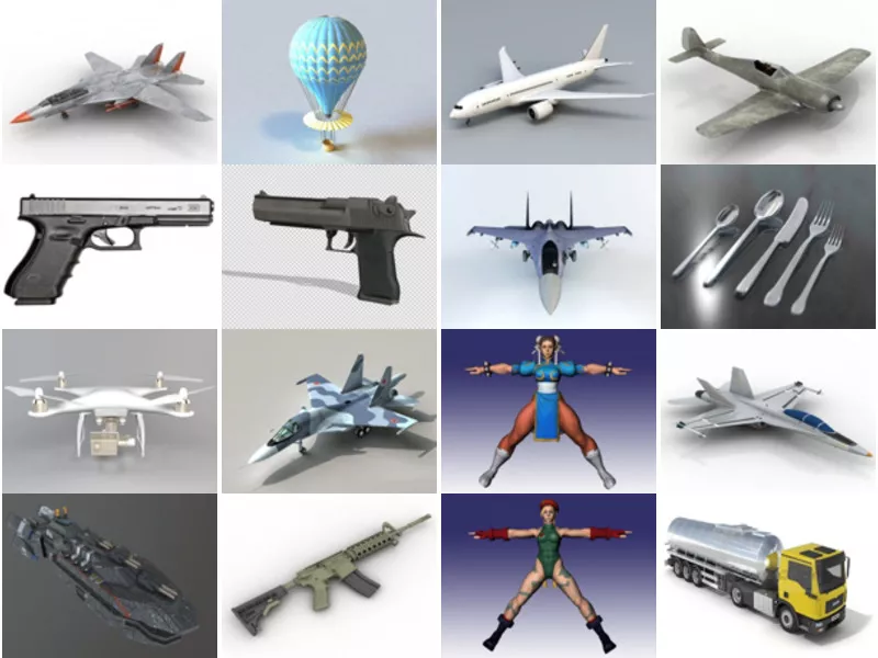 Top 21 Weapon 3D Models Resources Most Popular 2022