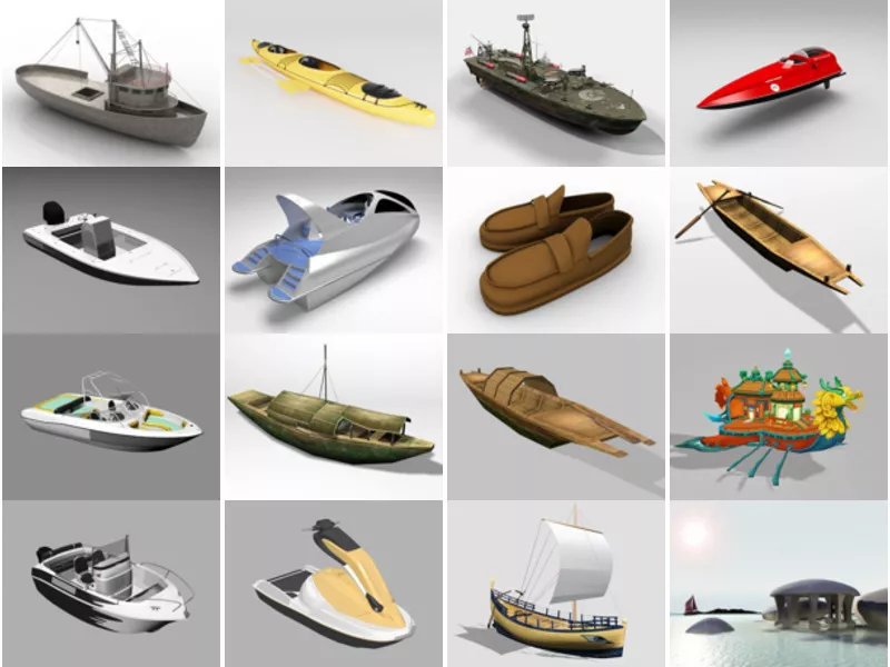Top 22 3ds Max Boat 3D Models Stuff Newest 2022