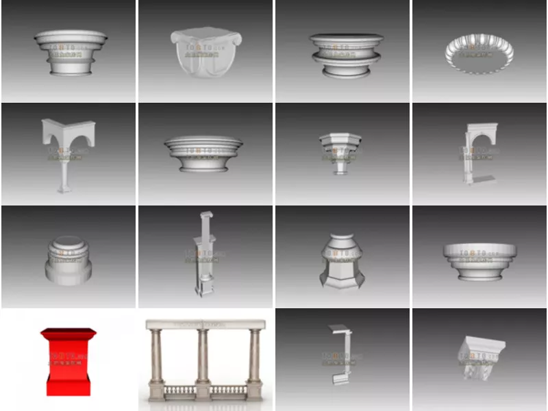 Top 22 3ds Max Column 3D Models Stuff Newest 2022