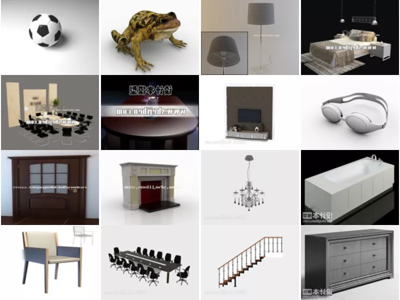 Top 22 3ds Max Common 3D Models for Free Newest 2022