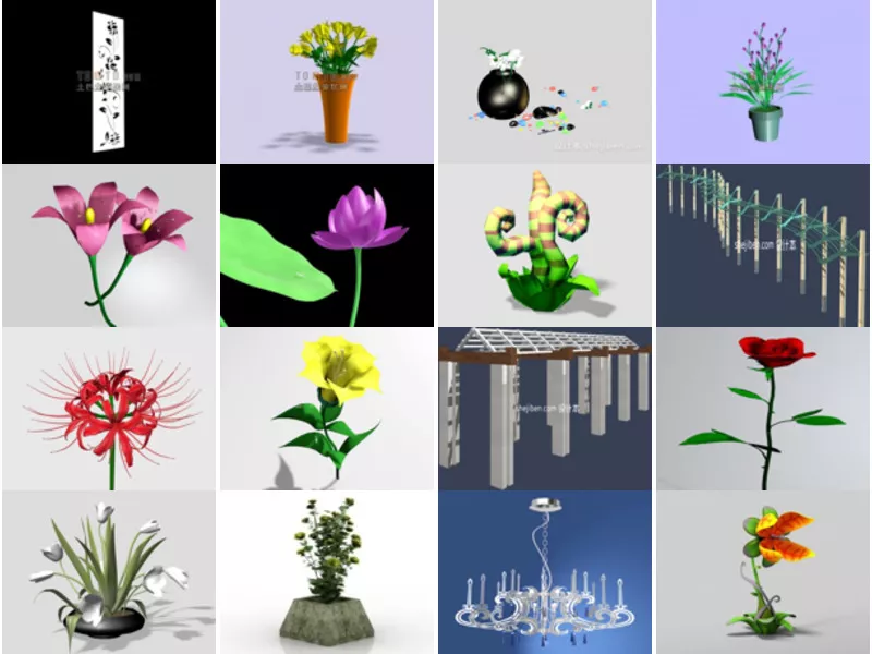 Top 22 3ds Max Flower 3D Models for Rendering Most Recent 2022