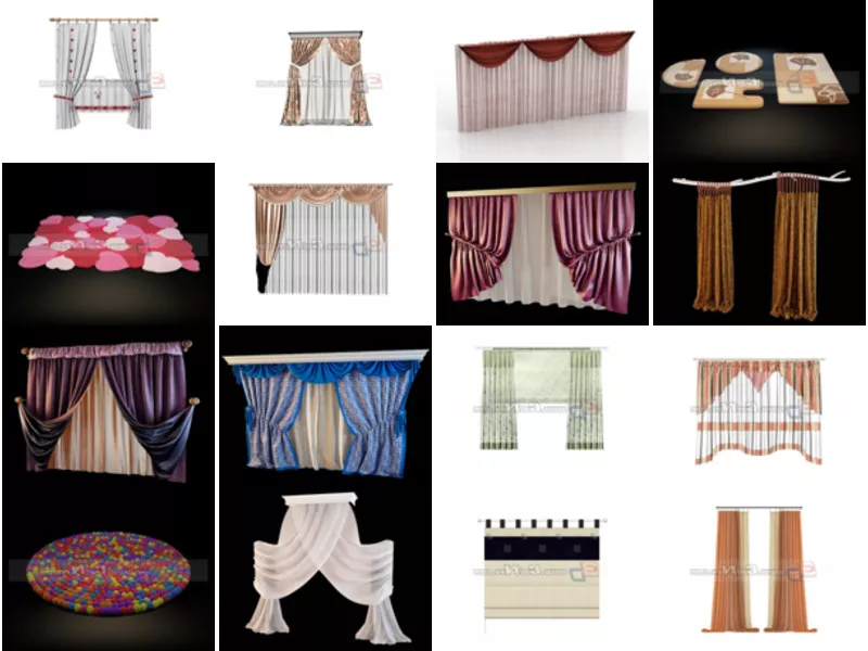 Top 22 3ds Max Home Textile 3D Models for Design Newest 2022