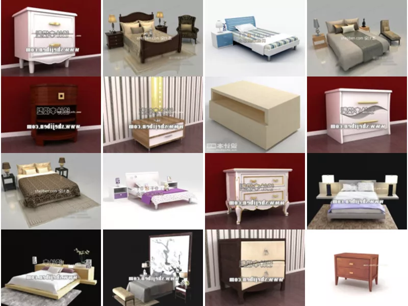 Top 22 3ds Max Nightstand 3D Models Latest 2022