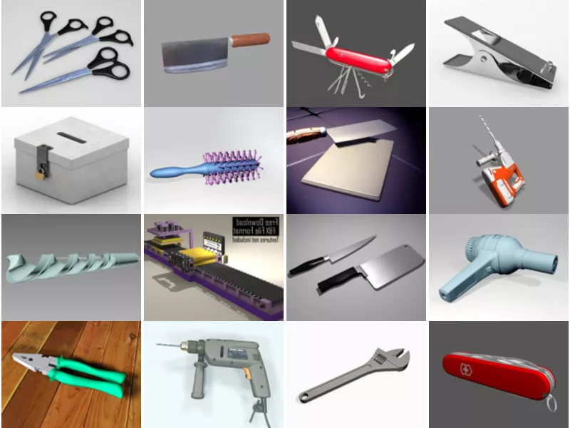 Top 22 3ds Max Tool 3D Models for Design Most Recent 2022