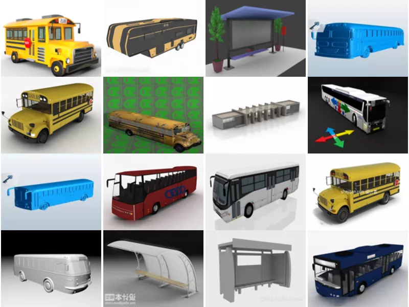 Top 22 Bus 3D Models Resources Newest 2022