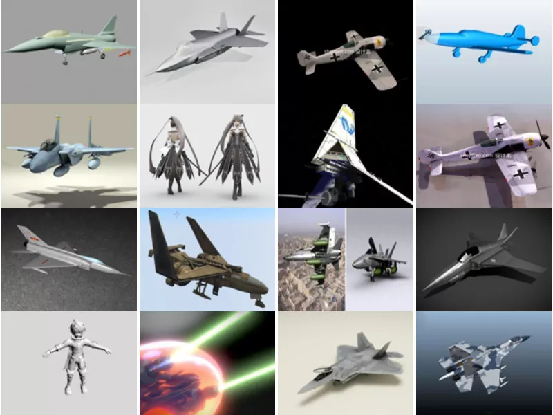 Top 22 Fighter 3D Models for Design Most Recent 2022