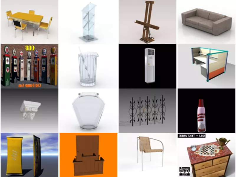 Top 22 Furniture 3D Models Stuff Most Recent 2022