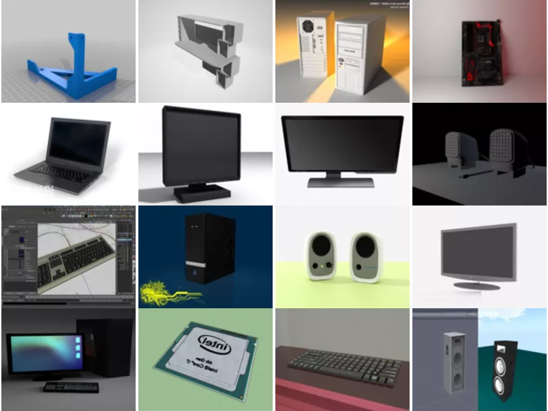 Top 22 Pc 3D Models Resources Most Recent 2022