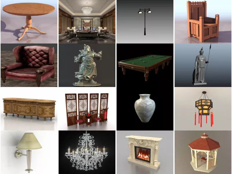 Top 22 Antique 3D Models for Free Most Viewed 2022