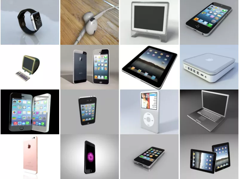 Top 22 Apple Product 3D Models Most Popular 2022