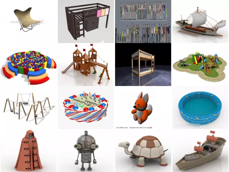 Top 22 Children 3D Models Most Popular 2022
