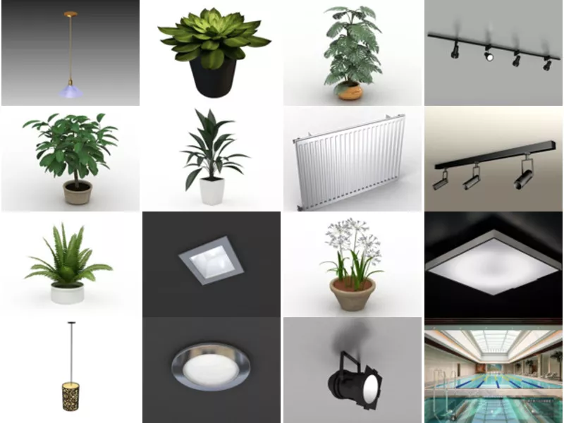 Top 22 Indoor 3D Models Most Viewed 2022