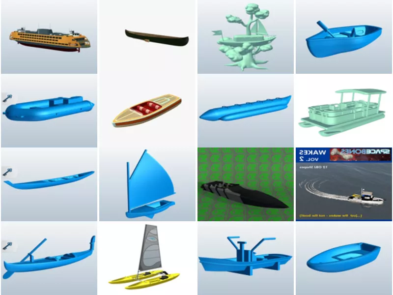 Top 22 Obj Boat 3D Models for Design Latest 2022