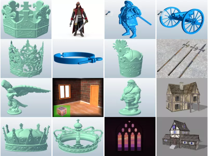 Top 22 Obj Medieval 3D Models for Free Latest 2022
