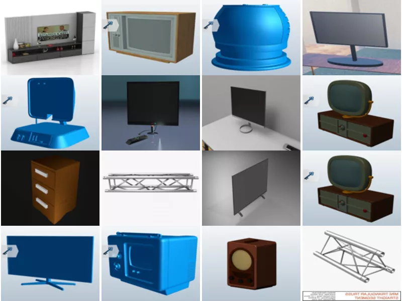 Top 22 Obj Television 3D Models Stuff Latest 2022