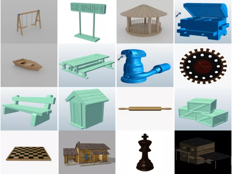 Top 22 Obj Wooden 3D Models Most Recent 2022