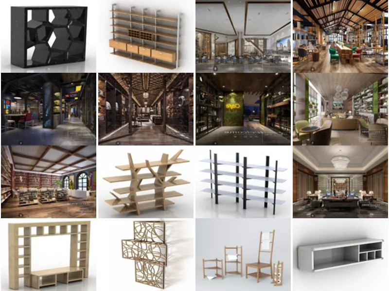Top 22 Shelves 3D Models Most Popular 2022