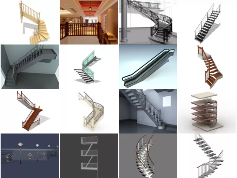 Top 22 Staircase 3D Models Stuff Most Popular 2022