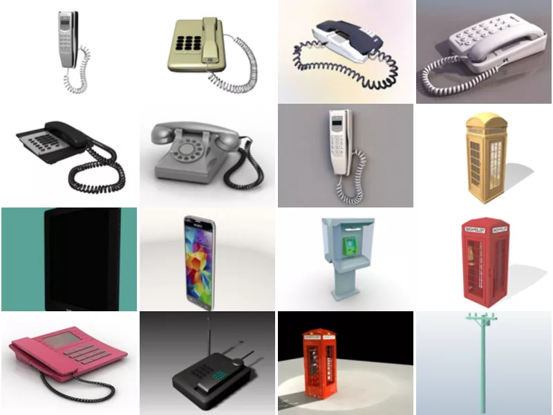 Top 22 Telephone 3D Models for Free Most Popular 2022