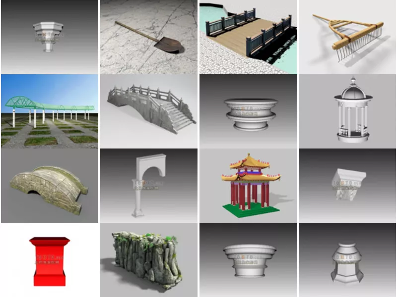 Top 23 3ds Max Component 3D Models for Design Newest 2022