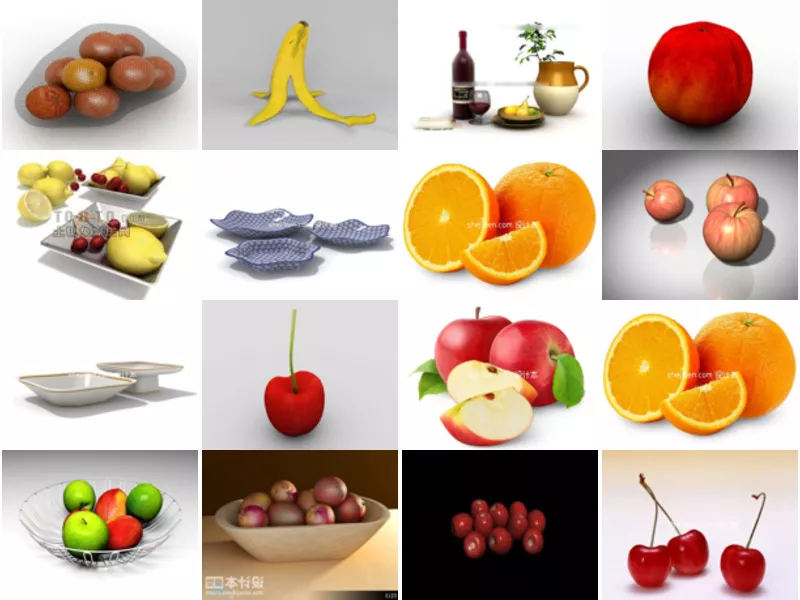 Top 23 3ds Max Fruit 3D Models for Design Most Recent 2022