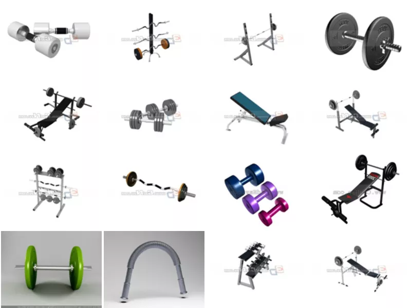 Top 23 3ds Max Gym Equipment 3D Models for Design Most Recent 2022