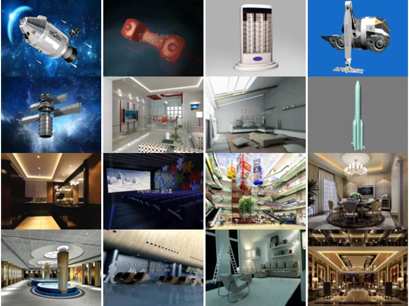 Top 23 3ds Max Space 3D Models for Design Newest 2022