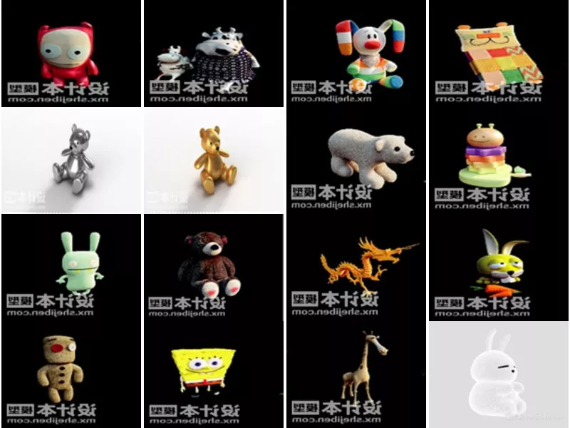 Top 23 3ds Max Stuffed Toy 3D Models Resources Latest 2022